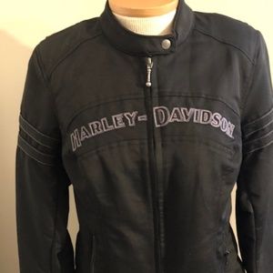 Black Leightweight Harley Davidson Jacket  Small
